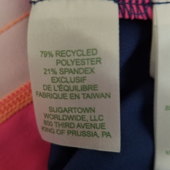 NWT Lilly Pulitzer Luxletic Vanti Bra Tank Top Oyster Bay Navy Size Small UPF 50 - Picture 14 of 14